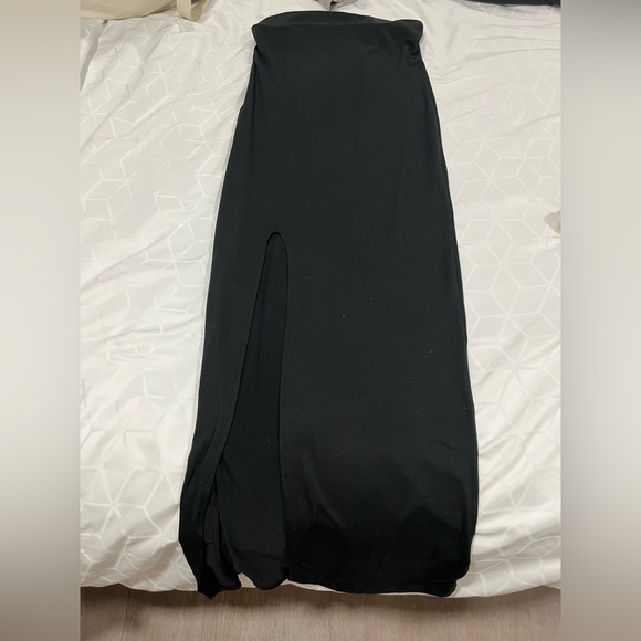 Strapless Maxi dress with slip - Picture 2 of 2